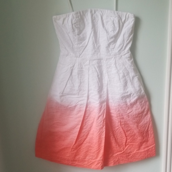J. Crew Lorelei Ombre Strapless Dress - Size 4. - Picture 1 of 8